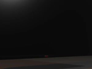 Black TV 3D Model