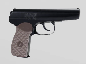 Makarovs pistol PM 3D Model