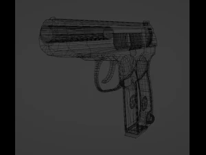 Makarovs pistol PM 3D Model