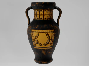 Old greek vase 3D Model