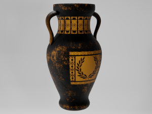 Old greek vase 3Dモデル