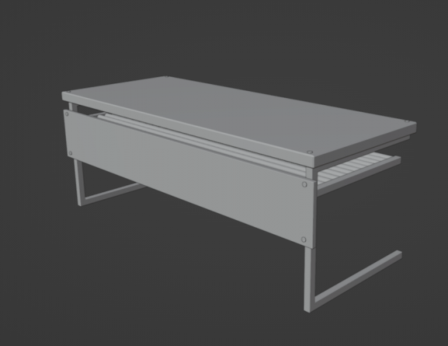 Desk Modelo 3D .c4d .max .obj .3ds .fbx .stl .blend 