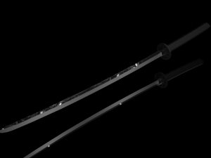 Katana 3D-Modell