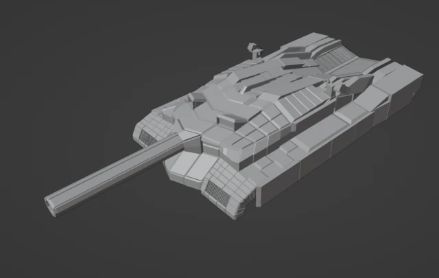 Tangki Model 3D .c4d .max .obj .3ds .fbx .stl .blend