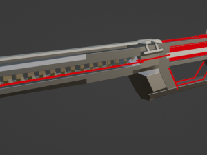 Railgun Model 3D