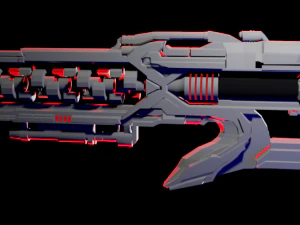 Espingarda fantástica Modelo 3D