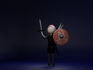 Warrior 01 3D 모델