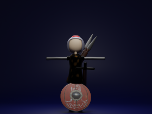 Warrior 01 3D 모델