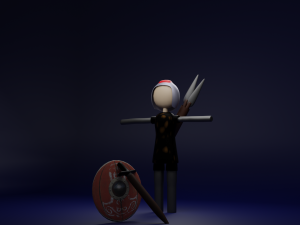 Warrior 01 3D 모델