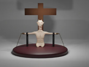 갇힌 악마01 3D 프린트 모델