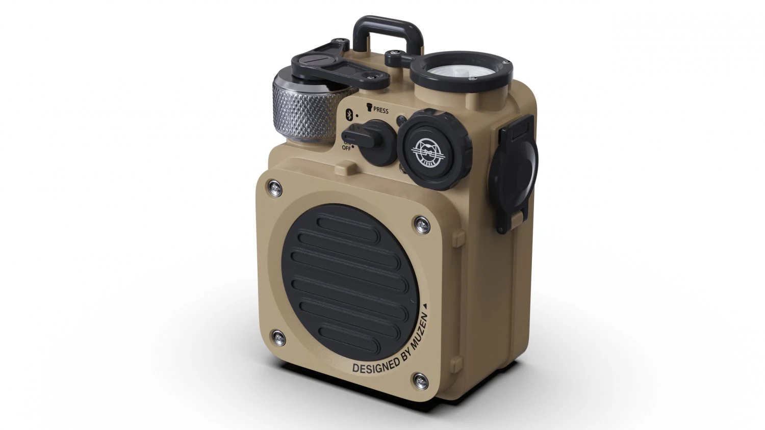 Muzen Wild Mini Bluetooth portable speaker 3D Model .c4d .max .obj .3ds .fbx .stl .blend