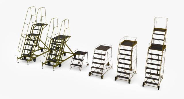 Airfield ladders 3D-Modell .c4d .max .obj .3ds .fbx .stl .blend 