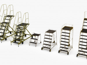 Airfield ladders Modelo 3D