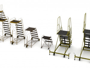 Airfield ladders 3D-Modell