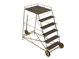 机场梯子 3D 模型