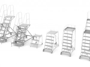 机场梯子 3D 模型