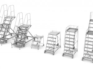 机场梯子 3D 模型