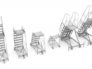Airfield ladders 3D-Modell