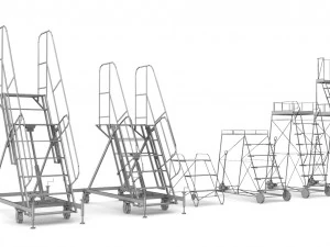 机场梯子 3D 模型