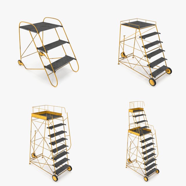 Airfield ladders HP 3D-Modell .c4d .max .obj .3ds .fbx .stl .blend 