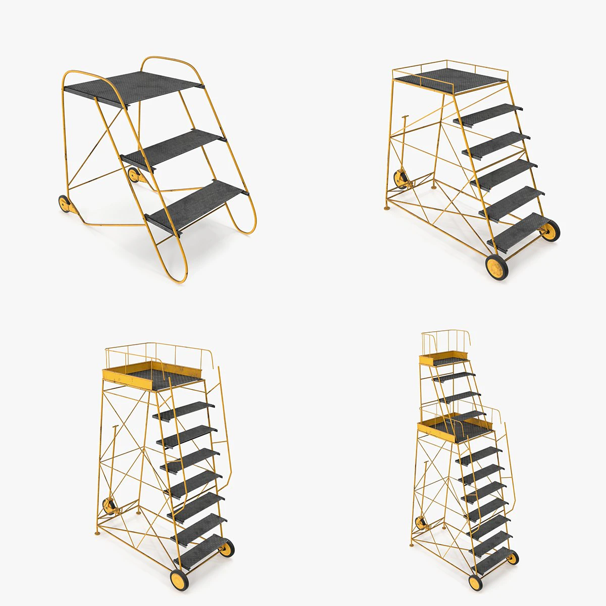 Airfield ladders HP 3D Model .c4d .max .obj .3ds .fbx .stl .blend 