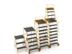 Airfield ladders HP 3D-Modell