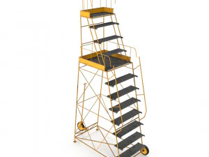 Airfield ladders HP 3D Model
