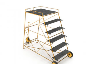Airfield ladders HP 3D Model