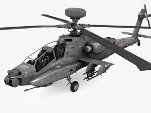 Apache AH-64D Longbow 3D Model