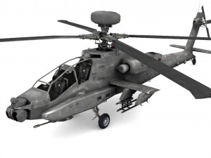Apache AH-64D Longbow 3Dモデル