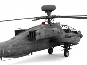 Apache AH-64D Longbow 3Dモデル