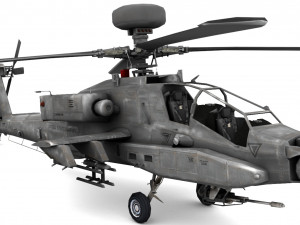 Apache AH-64D Longbow 3Dモデル