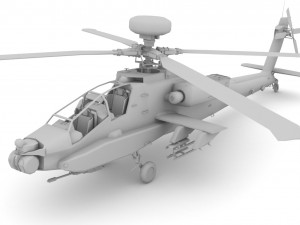 Apache AH-64D Longbow 3Dモデル
