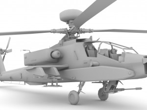 Apache AH-64D Longbow 3Dモデル