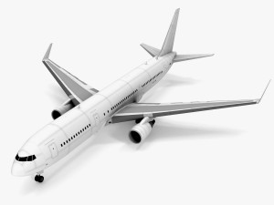 Boeing 767-300ER Model 3D