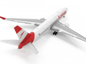 Boeing 767-300ER Austrian Airlines 3D Model