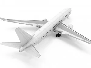 Boeing 767-300ER Lufthansa Airlines 3D Model