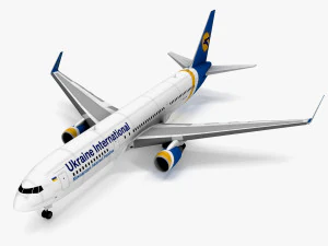 Boeing 767-300ER UIA Model 3D