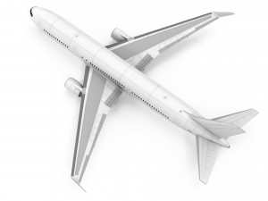 Boeing 767-300ER UIA Modello 3D