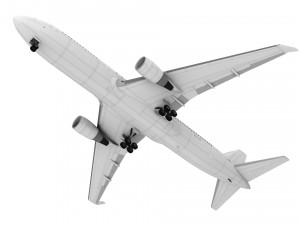 Boeing 767-300ER UIA Modello 3D