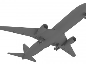 Boeing 767-300ER UIA Modello 3D