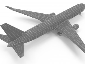 Boeing 767-300ER UIA Modello 3D