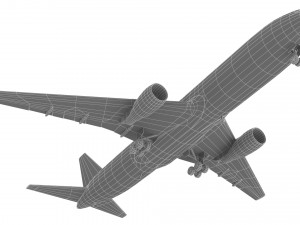 Boeing 767-300ER UIA Modello 3D