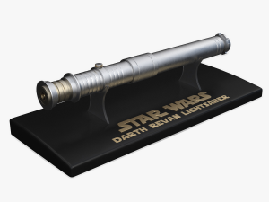 Darth Revan Lightsaber Red 3D Model