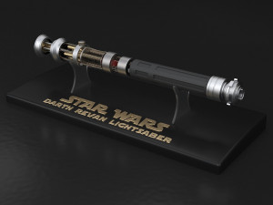 Darth Revan Lightsaber Red 3Dモデル
