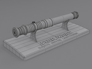 Darth Revan Lightsaber Red 3Dモデル