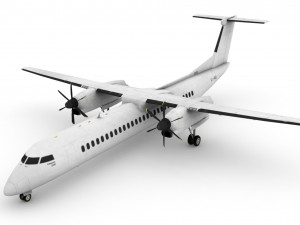 Dash Q400 3D 模型