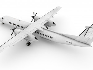 Dash Q400 3D 模型