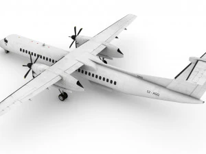 Dash Q400 3D Model