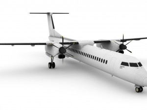Dash Q400 3D 模型